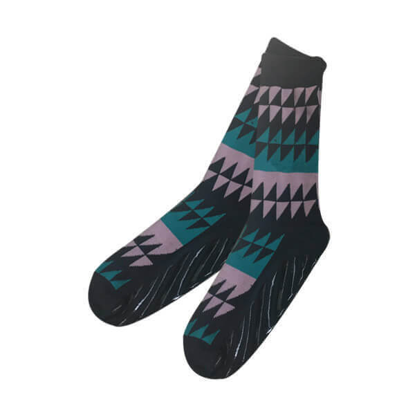 Light Anti Slip Trampoline Park Socks For Mens with Rhombus 