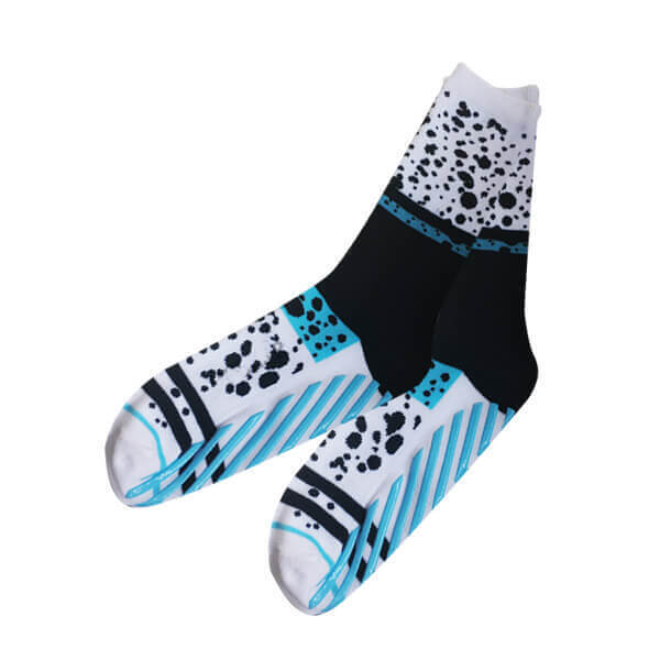 Wholsale Polka Dot Non Skid Trampoline Jump Socks For Men