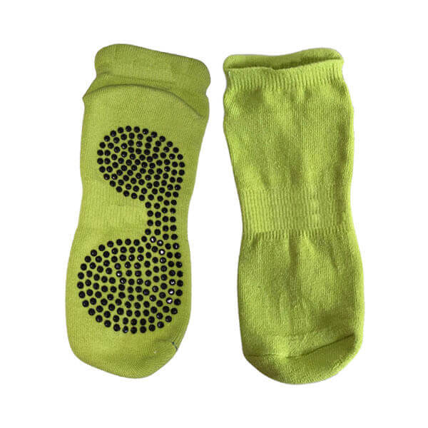 Womens Trampoline Jump Socks with Arch Support and Grippers