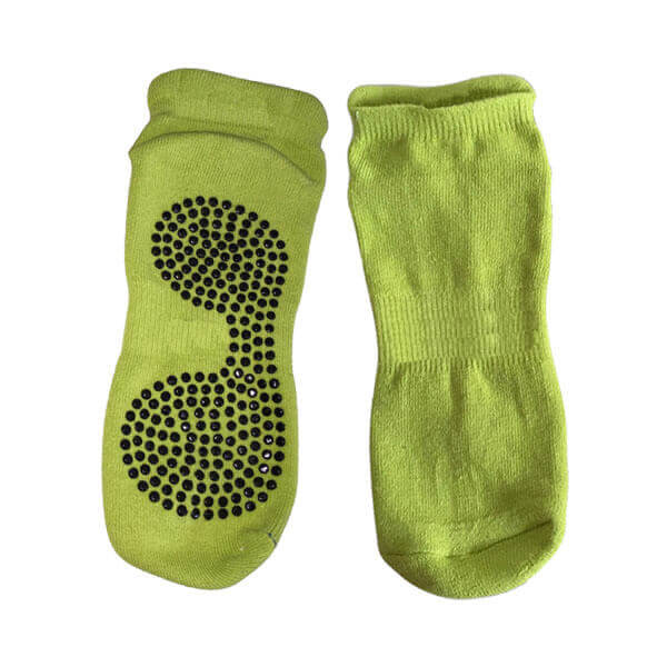 Womens Trampoline Jump Socks with Arch Support and Grippers 