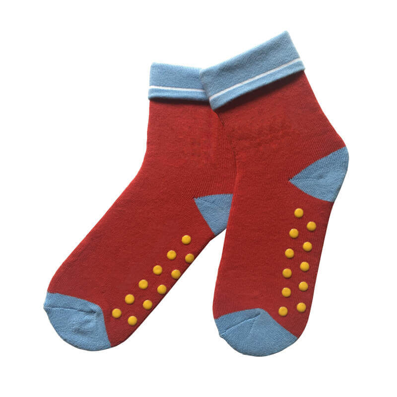 Crew Kids Indoor Playland Socks with Grippers and Turn Cuffs 