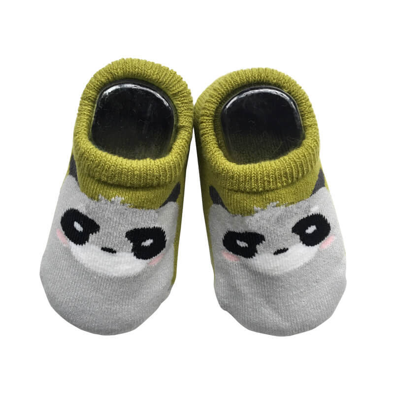 Comfort Ankle Non Slip Baby Play Area Socks with Panda Uppers