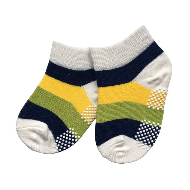 Kids Indoor Play Zone Socks with Grippers and Comfort Cuffs