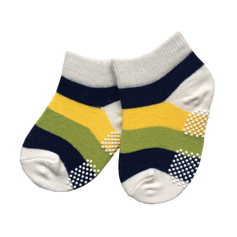 Kids Indoor Play Zone Socks with Grippers and Comfort Cuffs 